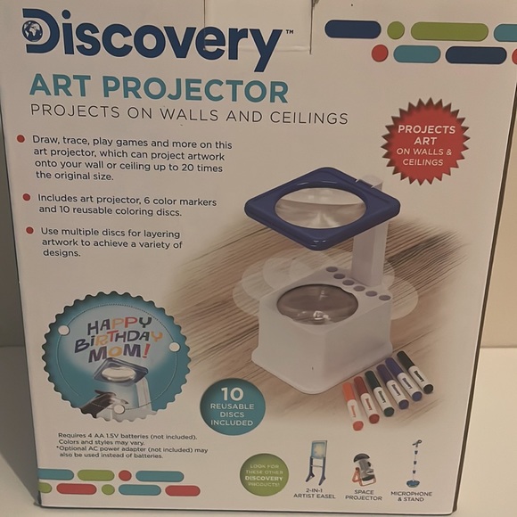 Discovery Toys Craft Kids Srt Projector Drawing Play Painting Markers NIB - Picture 2 of 3